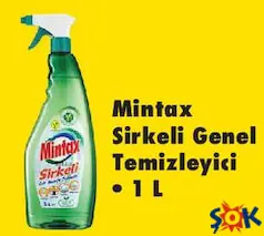 MİNTAX SİRKELİ GENEL TEMİZLEYİCİ 1 L